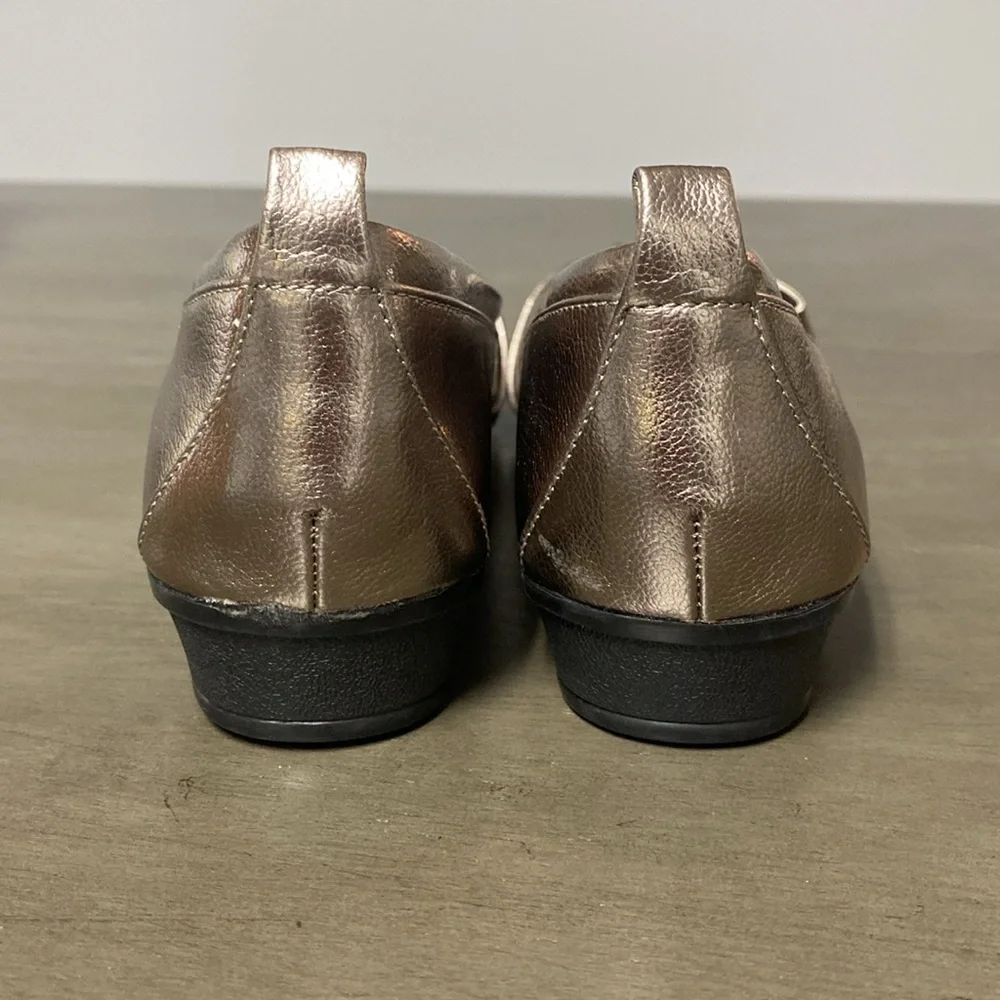 Silver comfort flats - Picture 5 of 5